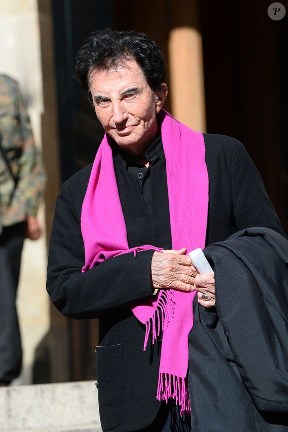 Jack Lang à la sortie des obsèques de Claudia Cardinale dans l'église Saint-Roch de Paris, France, le 30 septembre 2025.