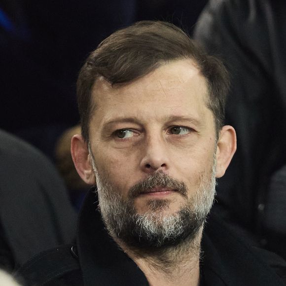 Nicolas Duvauchelle - Célébrités dans les tribunes lors du match de Ligue 1 McDonald's opposant le Paris Saint-Germain (PSG) à l'Olympique de Marseille (OM) - (3-1) au Parc des Princes à Paris le 16 mars 2025. © Cyril Moreau/Bestimage