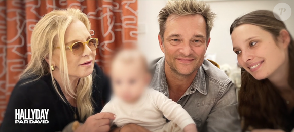 Le film suit David et sa famille pendant plus d’un an, avec archives personnelles, confidences rares et témoignages de proches.

David Hallyday, Sylvie Vartan, Ilona Smet et son fils dans "Hallyday par David", diffusé mercredi 10 février 2026 sur M6