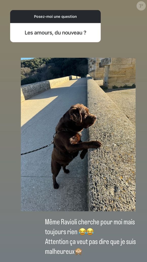 “Même Ravioli (son chien) cherche pour moi, mais toujours rien”, se désespère le tennisman