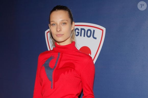 Ilona Smet préfère pour l'instant garder le secret, profitant des instants avec son nouveau-né dans la plus grande discrétion. Ilona Smet - Inauguration du flagship store Rossignol au 21 boulevard des Capucines à Paris, le 22 octobre 2018 avec la collaboration de J-C. de Castelbajac. © CVS/Bestimage