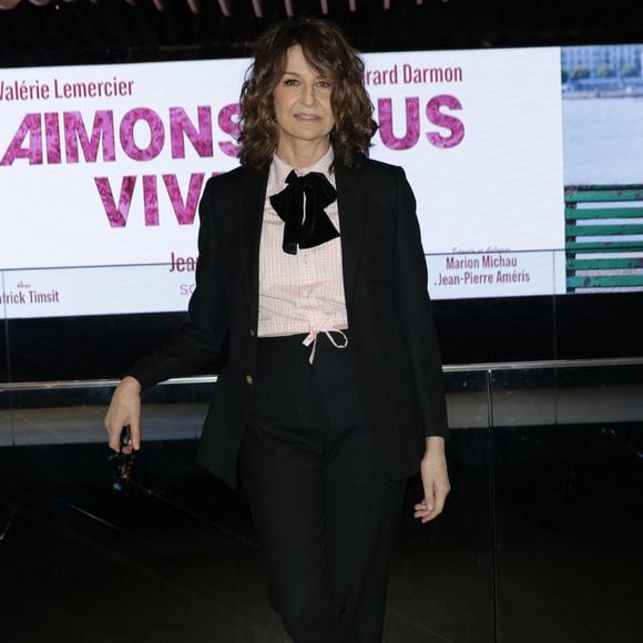 Valérie Lemercier - Avant-première du film "Aimons-nous vivants" au cinéma Pathé Beaugrenelle à Paris le 8 avril 2025. © Coadic Guirec/Bestimage
