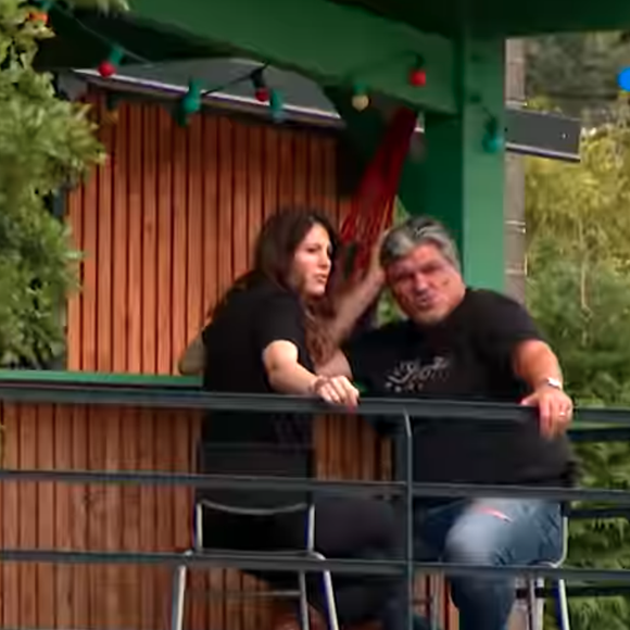 Pour David Douillet et sa nouvelle épouse, le bonheur est dans l'Ain. Capture reportage France 3 Rhône Alpes, 2021