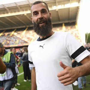 Benoit Paire (UNICEF) - 3ème édition de la rencontre de football caritative "Match des héros" entre le "RC Lens Légendes" et "L'équipe Unicef" au stade Bollaert-Delelis à Lens le 6 juin 2023. Le tout dans le but de récolter des fonds pour l’Unicef et la fondation Racing Cœur de Lens.
