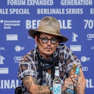 Johnny Depp pour la présentation du film "Minamata" (conférence et photocall) au 70ème Festival international du film de Berlin, La Berlinale 2020, à Berlin le 21 Février 2020.
Crédit : Backgrid UK/ Bestimage