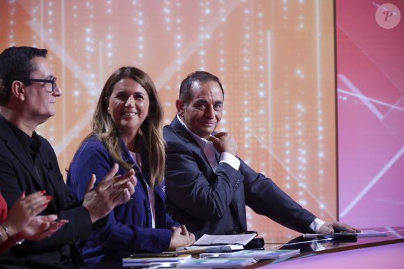 Exclusif - Olivier Dartigolles, Valérie Benaim, Laurent Fontaine - Emission "Tout beau, tout n9uf" présentée par C. Hanouna sur W9 à Paris le 4 septembre 2025. © Jack Tribeca / Bestimage
