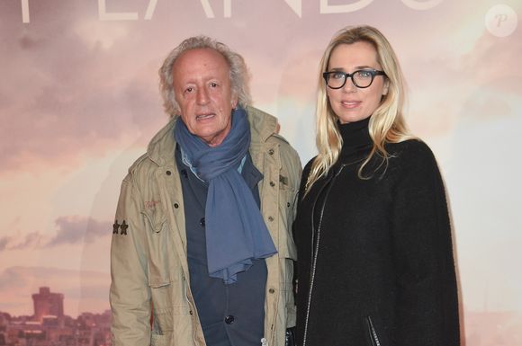 Didier Barbelivien et sa femme Laure à l'avant-première du film "Holy Lands" au cinéma UGC Normandie à Paris, France, le 4 décembre 2018. © Coadic Guirec/Bestimage