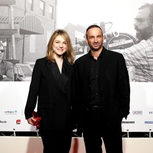 Emilie Dequenne et son mari Michel Ferracci - Photocall de la cérémonie d'ouverture à la Halle Tony Garnier du 11ème Festival Lumiere 2019 de Lyon le 12 octobre 2019.
© Dominique Jacovides / Bestimage