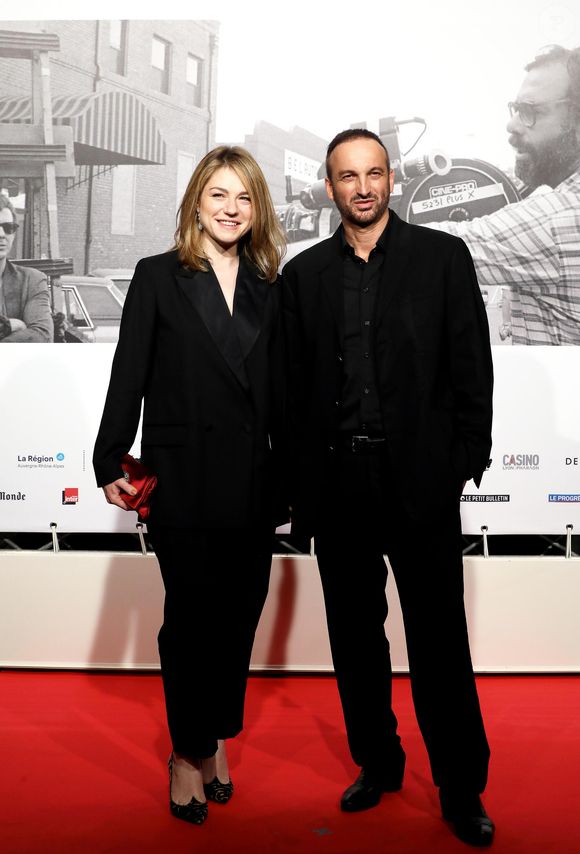 Emilie Dequenne et son mari Michel Ferracci - Photocall de la cérémonie d'ouverture à la Halle Tony Garnier du 11ème Festival Lumiere 2019 de Lyon le 12 octobre 2019.
© Dominique Jacovides / Bestimage