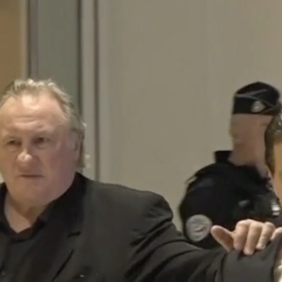 Gérard Depardieu à son procès le 24 mars 2025.