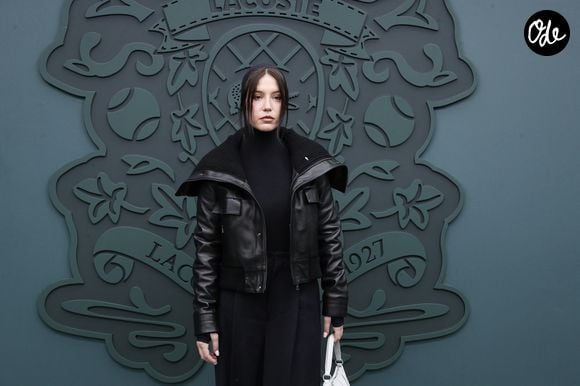 Adèle Exarchopoulos au photocall du défilé Lacoste "Collection Prêt-à-Porter Automne/Hiver 2025-2026" lors de la Fashion Week de Paris (PFW), le 9 mars 2025 © Christophe Clovis / Bestimage