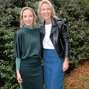 Audrey  Lamy et sa soeur Alexandra Lamy - People au défilé Lacoste Collection Prêt-à-Porter Printemps/Eté 2020 lors de la Fashion Week de Paris, le 1er octobre 2019. © Veeren Ramsamy-Christophe Clovis/Bestimage