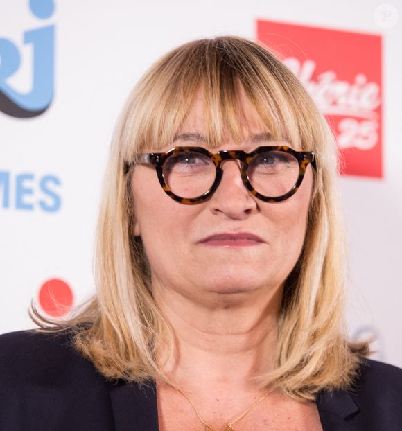 Christine Bravo à la conférence de presse de rentrée NRJ. Crédit Nasser Berzane/Abaca