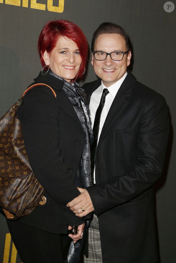 Jean-Marc Généreux et sa femme France Mousseau - Avant-première du film "Alliés" au cinéma UGC Normandie à Paris, le 20 novembre 2016. © Christophe Aubert via Bestimage