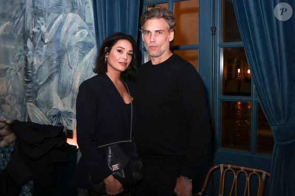 Exclusif -  Lola Dewaere et son compagnon Gianni Giardinelli - Quatrième édition de la soirée "Les jeudis de Sandra" au Café Lapérouse organisée par S.Sisley à Paris le 29 février 2024. © Jack Tribeca / Bestimage