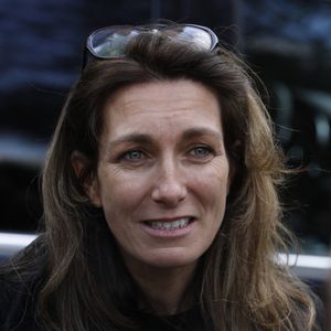 Anne-Claire Coudray- Sorties des obsèques de Jean-Pierre Pernaut en la Basilique Sainte-Clotilde à Paris, France, le 9 mars 2022. © Denis Guignebourg/BestImage