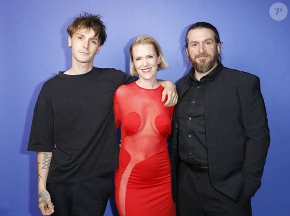 Exclusif - Sylvie Castioni, Guest - Vernissage "Marianne(s) par Sylvie Castioni & Art Girls Gallery" à l'hôtel de Gabelles à Versailles le 16 avril 2025.  © Marc Ausset-Lacroix/Bestimage