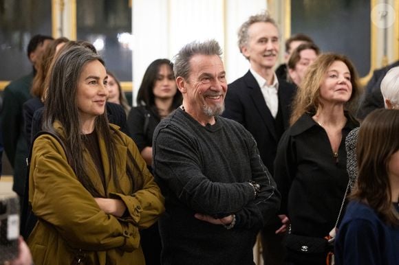 Azucena Caamaño, Florent Pagny - Cérémonie de la remise de la médaille de chevalier de l'ordre des arts et des lettres à Alexandre Kirchhoff, PDG du label Capitol Music France par R.Dati au Ministère de la Culture à Paris le 9 janvier 2026.
Cyril Moreau / Bestimage