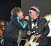 Il affirme : "Autant j'aime l'homme qu'est Mick, autant c'est quelqu'un de très dur dans le boulot".

Les Rolling Stones (Ron Wood, Mick Jagger et Keith Richards) en concert à Hyde Park, le 3 juillet 2022.

© AGENCE / BESTIMAGE