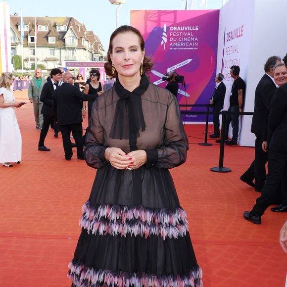 Carole Bouquet - Arrivées à la cérémonie de clôture et la projection du film Joika lors de la 49ème édition du festival du film américain de Deauville le 9 septembre 2023.

© Denis Guignebourg / Bestimage