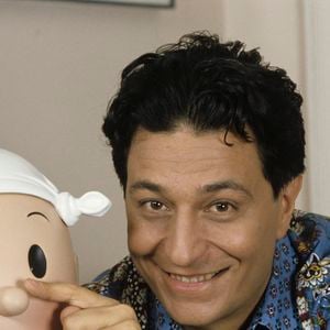 Rendez-vous avec Christian Clavier à son domicile à Paris. Janvier 1991© Michel Ristroph via Bestimage