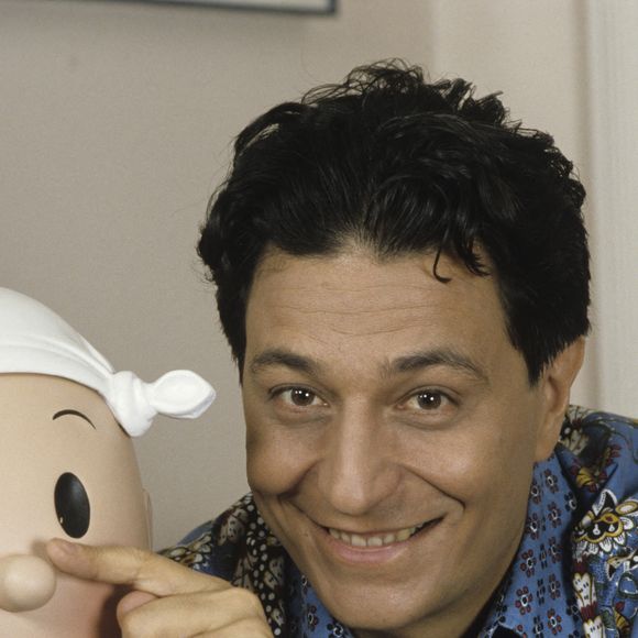 Rendez-vous avec Christian Clavier à son domicile à Paris. Janvier 1991© Michel Ristroph via Bestimage