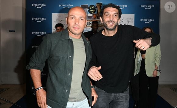 Exclusif - Éric Judor et Ramzy Bedia - Présentation de la nouvelle saison du jeu "LOL : Qui Rit, Sort", qui sortira le 1er avril sur Amazon Prime, au Trianon à Paris. Le 24 mars 2022
© Coadic Guirec / Bestimage