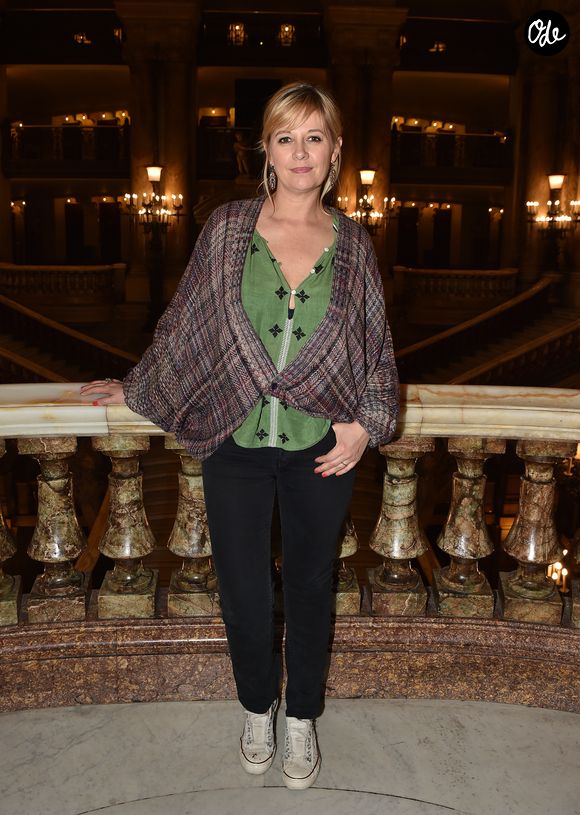 Flavie Flament - Les célébrités à la première de l'escape game grandeur nature "Inside Opéra" au Palais Garnier à Paris, France, le 4 juin 2018. Le Palais Garnier accueille pour la première fois un concept inédit jamais proposé au public. INSIDE OPERA, un jeu grandeur nature entre escape game et parcours immersif sur les traces du Fantôme de l'Opéra. Le but du jeu ? Tenter de résoudre la malédiction du Fantôme de l'Opéra et le libérer à jamais en déchiffrant une série d'énigmes au sein du Palais Garnier avec la participation des différents comédiens en costume d'époque qui animent ce jeu. © Veeren/Bestimage