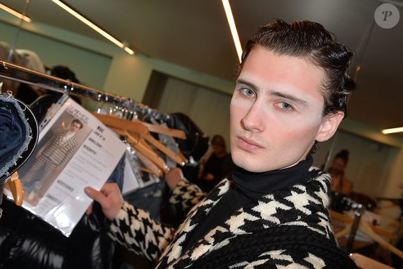 Exclusif -  Noé Elmaleh - Backstage du défilé de mode Homme automne-hiver 2020/2021 "Gunther" à l'Hôtel national des Arts et Métiers à Paris. Le 18 janvier 2020
© Veeren Ramsamy-Christophe Clovis / Bestimage