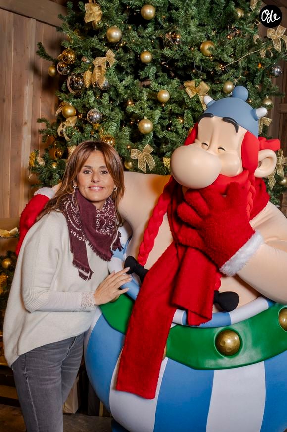 Faustine Bollaert - Les célébrités assistent à l'inauguration de la saison de Noël 2024 du Parc Astérix le 7 décembre 2024. © Parc Astérix via Bestimage