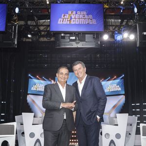 Exclusif - Laurent Fontaine, Pascal Bataille - Enregistrement de l'émission "Y'a que la vérité qui compte", présentée par L.Fontaine et P.Bataille, et diffusée sur C8 à partir du 12 octobre © Jack Tribeca / Bestimage