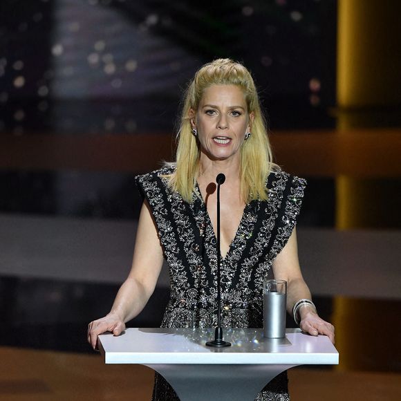 Marina Fois lors de la 46e édition de la cérémonie des César du cinéma à l'Olympia à Paris, France, le 12 mars 2021. Photo par Dominique Charriau/Pool/ABACAPRESS.COM
