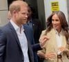 Meghan and Harry are back !
Le prince Harry, duc de Sussex et Meghan Markle, duchesse de Sussex, quittent leur hôtel par une porte dérobée à New York. (Backgrid USA / Bestimage).