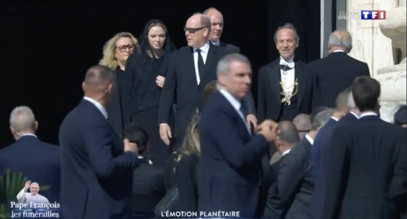 Albert et Charlene de Monaco aux obsèques du pape, le 26 avril 2025