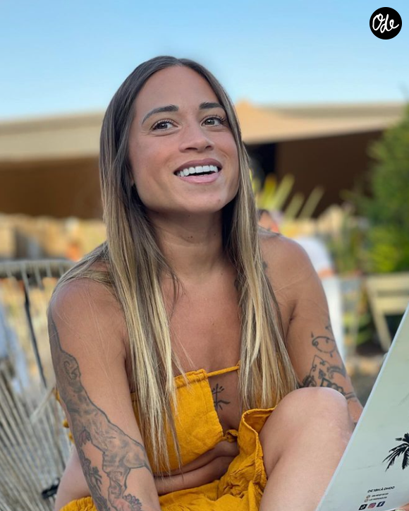 Cécilia, ancienne candidate de "Koh-Lanta", en couple et maman d'une petite fille prénommée Sway.