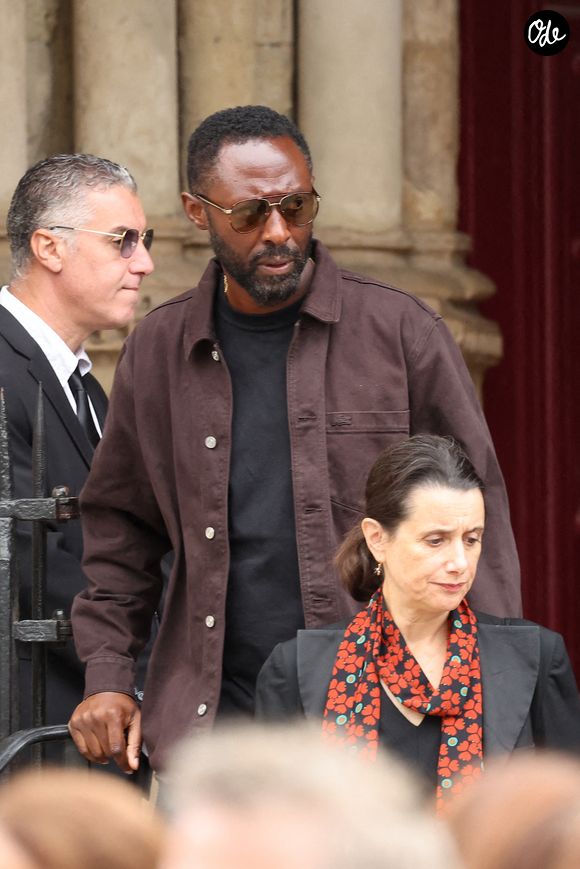 Thomas Ngijol - Sorties des obsèques de Nicolas Altmayer en l'église Saint-Germain-des-Prés à Paris le 31 aout 2026. © Dominique Jacovides-Cyril Moreau/Bestimage #