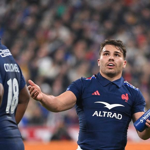 Antoine Dupont (France) - Match test de rugby "France - Nouvelle-Zelande" à Paris, le 16 novembre 2024.