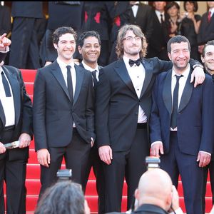 Leila Bekhti, Tahar Rahim, Hichem Yacoubi - Montée des Marches du film "Le Prophète" - 62ème Festival de Cannes - 2009. (©BORDE-JACOVIDES / BESTIMAGE)