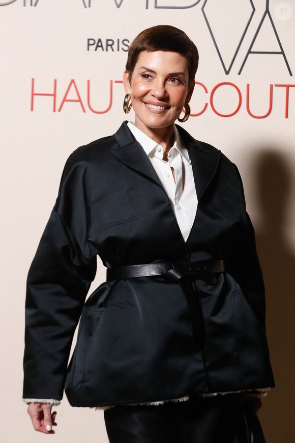 Cristina Cordula - Photocall du défilé Giambattista Valli au pavillon Vendôme pour la collection Haute Couture Printemps/Eté 2025 lors de la Fashion Week de Paris (PFW), France, le 27 janvier 2025. © Christophe Clovis / Bestimage