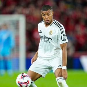 Premier match en Liga pour Kylian Mbappé avec le Real Madrid contre Majorque le 18 août 2024.

© Oscar J Barroso/AFP7 via ZUMA Press Wire / Bestimage