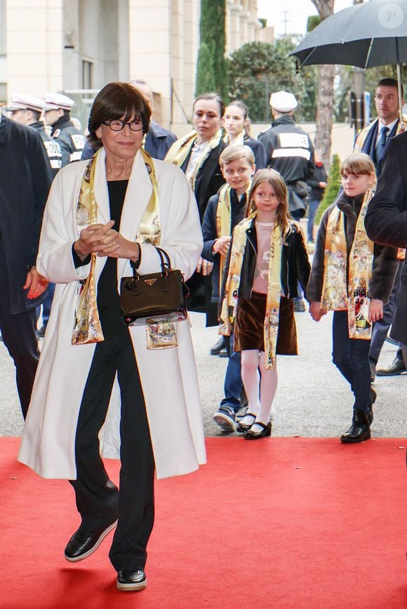 La princesse Stéphanie de Monaco - La famille princière de Monaco assiste au 4ème spectacle de sélection du 47ème Festival International du Cirque de Monte-Carlo à Monaco le 19 janvier 2025.

© Jean-Charles Vinaj / Pool Monaco / Bestimage