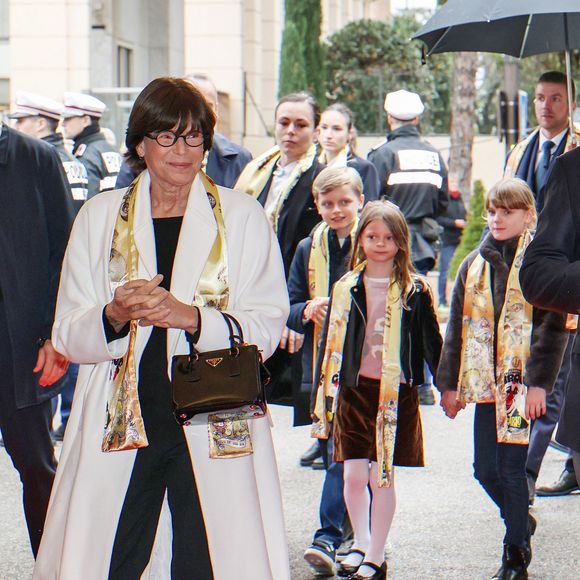La princesse Stéphanie de Monaco - La famille princière de Monaco assiste au 4ème spectacle de sélection du 47ème Festival International du Cirque de Monte-Carlo à Monaco le 19 janvier 2025.

© Jean-Charles Vinaj / Pool Monaco / Bestimage