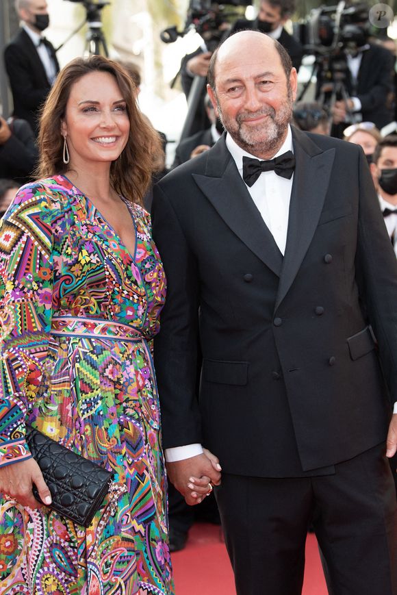 Julia Vignali et Kad Merad assistent à la projection de OSS 117 : From Africa With Love et la cérémonie de clôture du 74ème Festival de Cannes le 17 juillet 2021 à Cannes, France. Photo by David Niviere/ABACAPRESS.COM