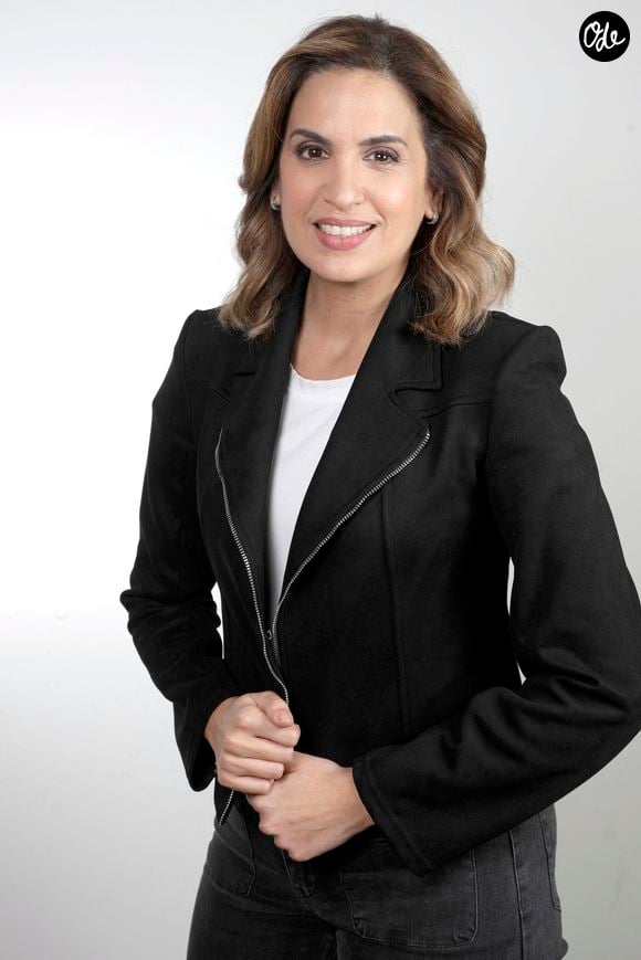 Exclusif - Portraits de Sonia Mabrouk lors de l'enregistrement de l'émission "Chez Jordan de Luxe" à Paris le 16 octobre 2024.