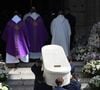 Une bénédiction mariale a été donnée pour le couple.

Le cercueil - Arrivées aux obsèques de Mathilde Favier en l'église Saint-Sulpice à Paris le 31 aout 2026. © Clement Prioli/Bestimage