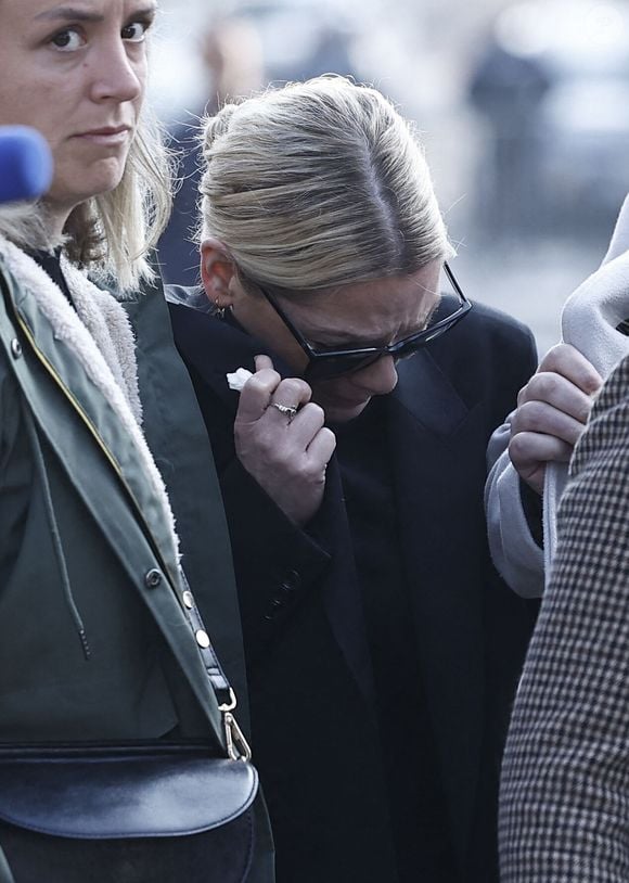 Le couple s'est marié peu de temps avant le départ de Bruno Salomone.

Audrey Salomone - Arrivées aux obsèques de Bruno Salomone en l'église Sainte-Anne de Polangis de Joinville-le-Pont (Val-de-Marne) le 23 mars 2026. © Cyril Moreau Dominique Jacovides / Bestimage