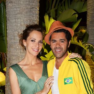 Jamel Debbouze et sa femme Mélissa Theuriau - After-party de la clôture du Marrakech du rire au Cristal Pacha à Marrakech.
Rachid Bellak / Bestimage