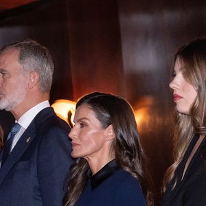 Le roi Felipe VI, la reine Letizia, la princesse héritière Leonor et la princesse Sofia assistent au concert de clôture de la 33ème Semaine musicale à Oviedo. Photo by LALO YASKY / BESTIMAGE