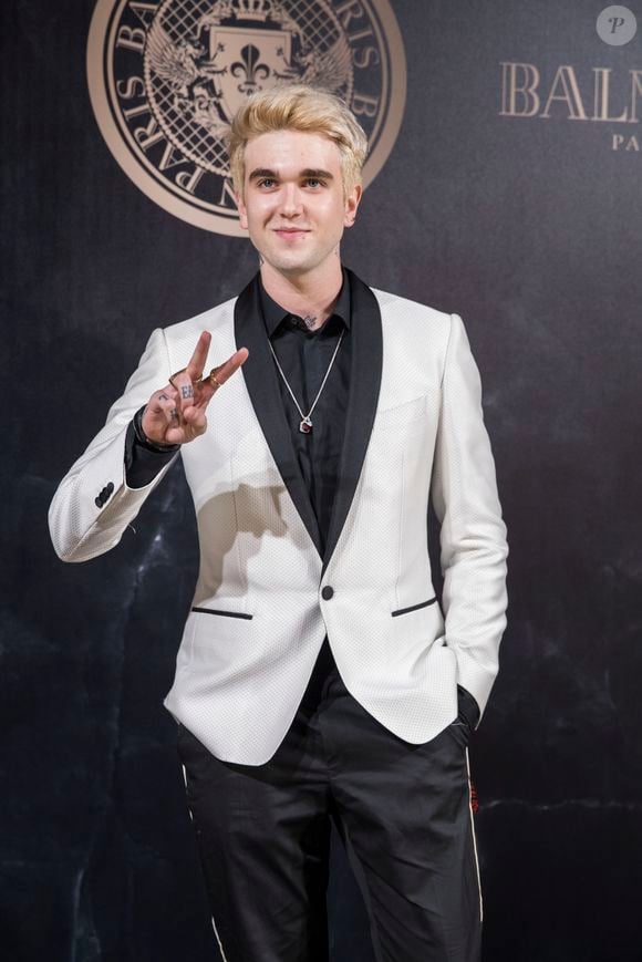 Gabriel-Kane Day Lewis au photocall de la soirée L'Oréal Paris X Balmain à l'école Nationale de Médecine lors de la Fashion Week Printemps/Eté 2018 à Paris, France, le 28 septembre 2017. © Olivier Borde/Bestimage