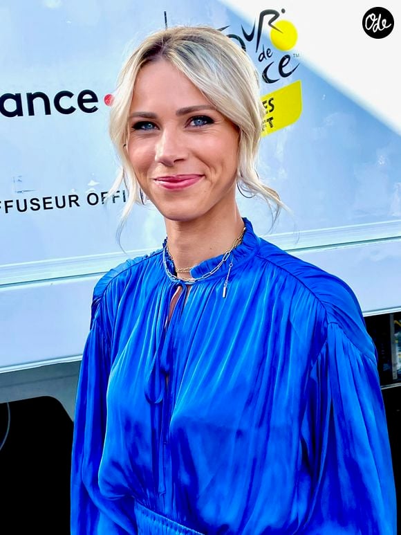 Marion Rousse - Les célébrités au village lors de la 15ème étape du Tour de France 2024 au Plateau de Beille, France, le 14 juillet 2024.

© Fabien Faure/Bestimage